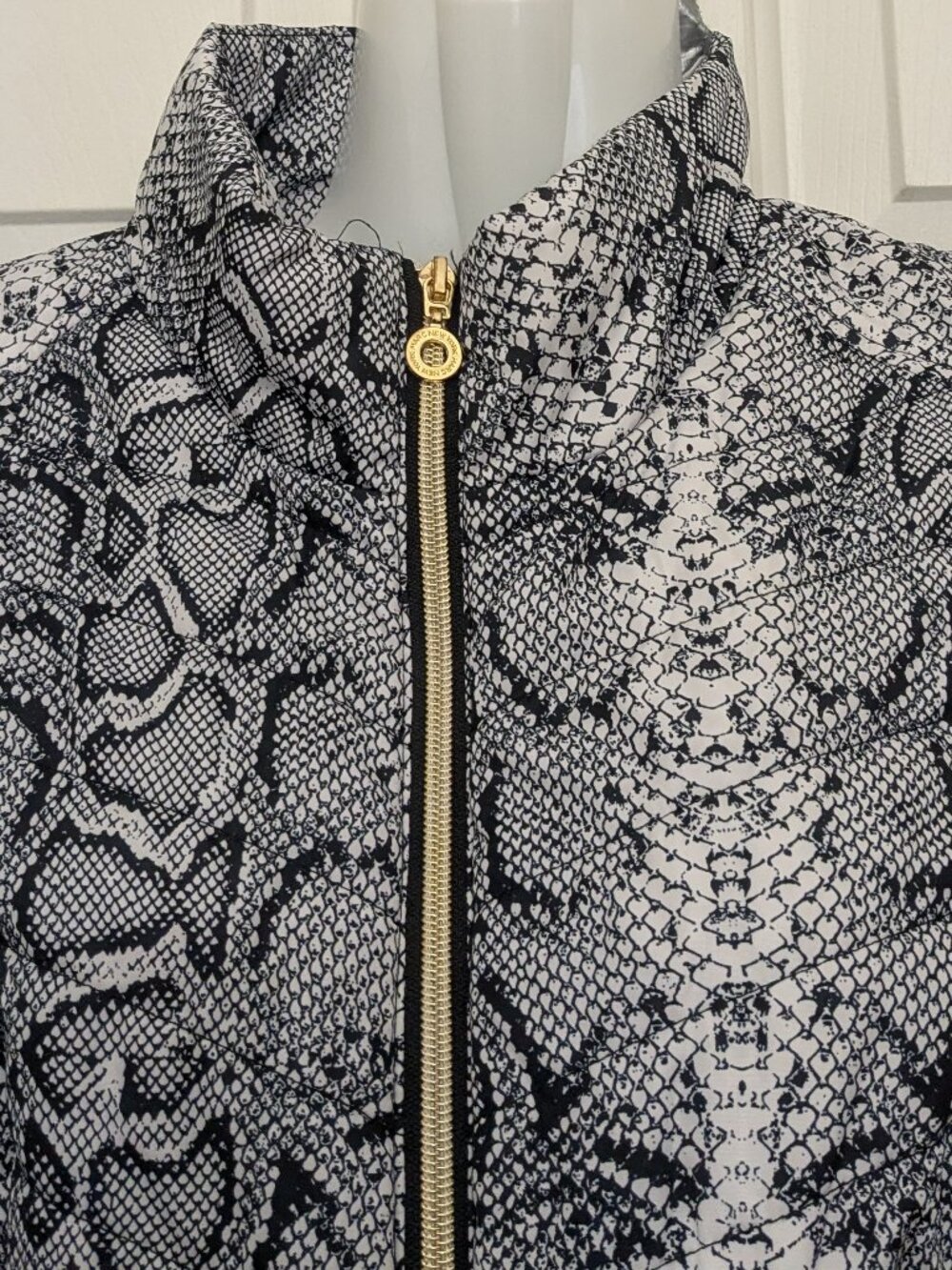 Marc New York Andrew Marc  Snake Vest Women Size M - Picture 2 of 8